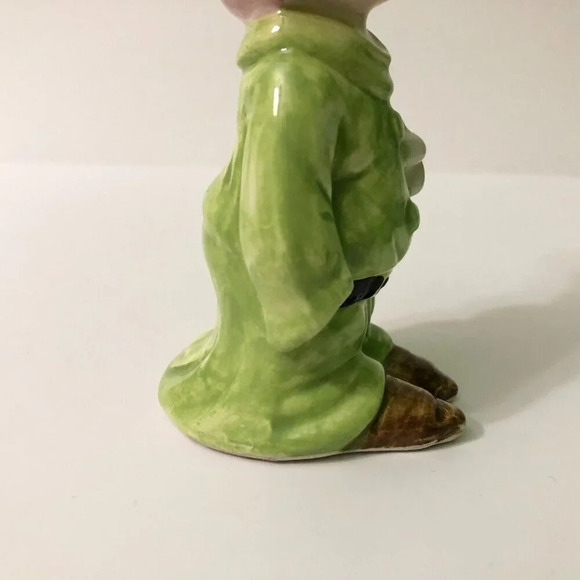 Vintage Walt Disney Dopey Ceramic Figurine Snow White Japan 5 Inch  Tall - Picture 13 of 16